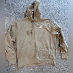 Nike Sportswear Club Fleece Pullover Hoodie - Tan - Large